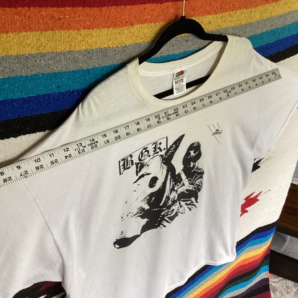 Vintage BGK Balthasar Gerards Kommando Dutch hardcore punk band shirt rare - Picture 6 of 12
